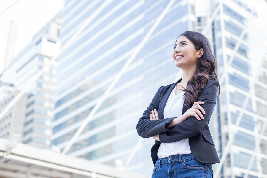 Woman enjoying successful science career after attending science enrichment classes