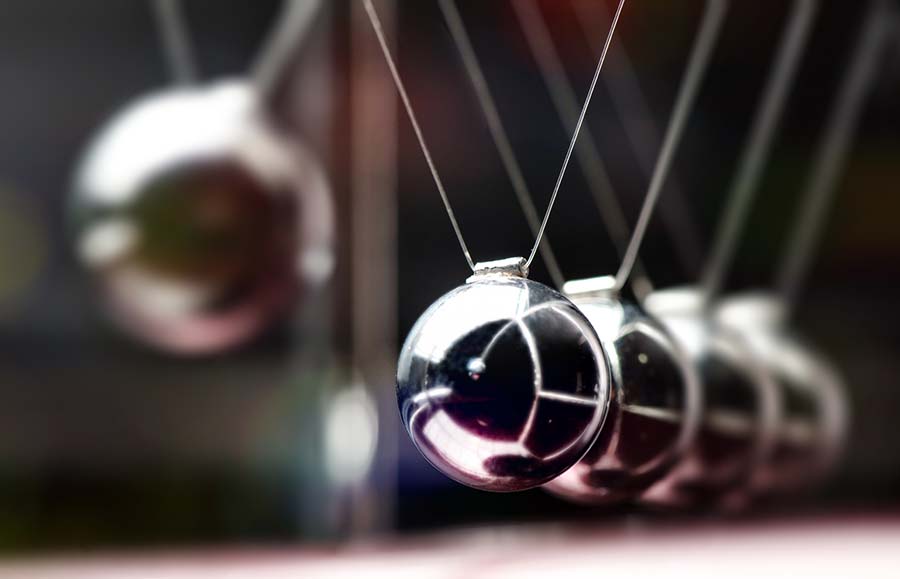 pendulum physics topic up close shot